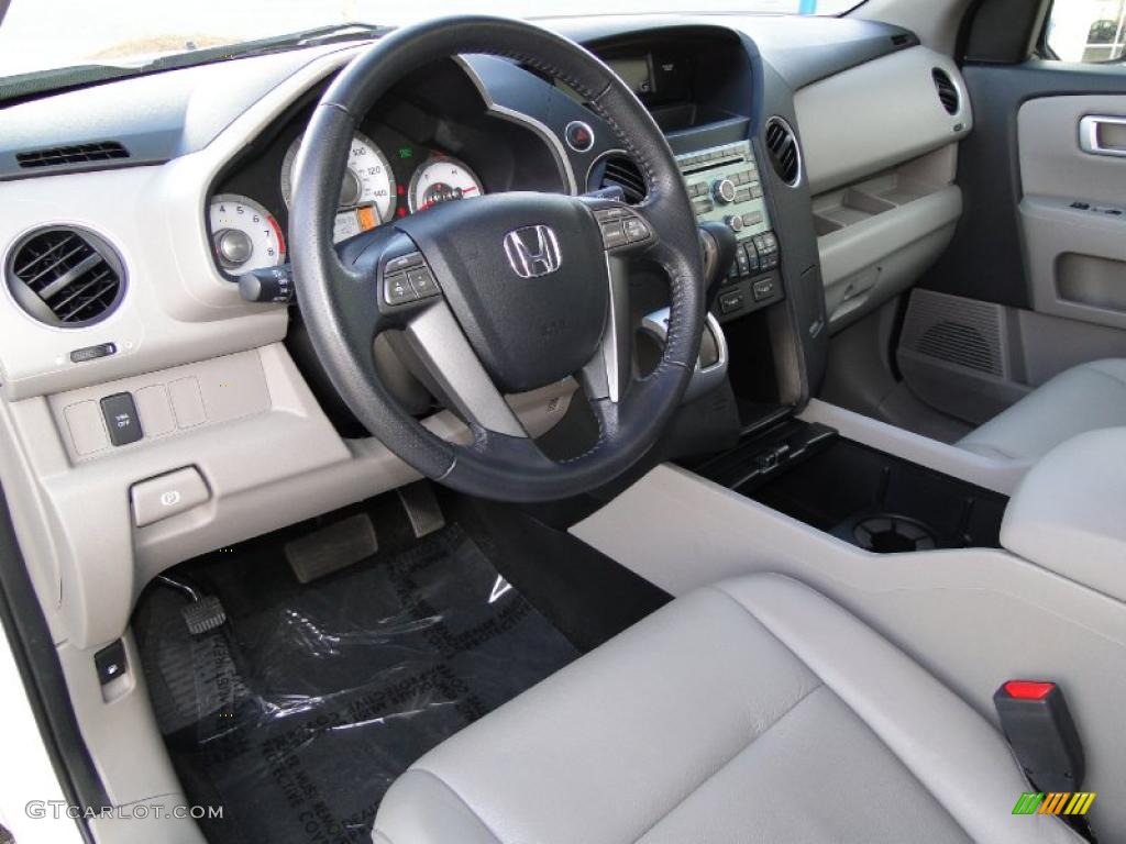2010 Honda Pilot EX-L Gray Dashboard Photo #47026782