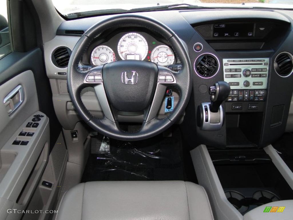 2010 Honda Pilot EX-L Gray Dashboard Photo #47026872
