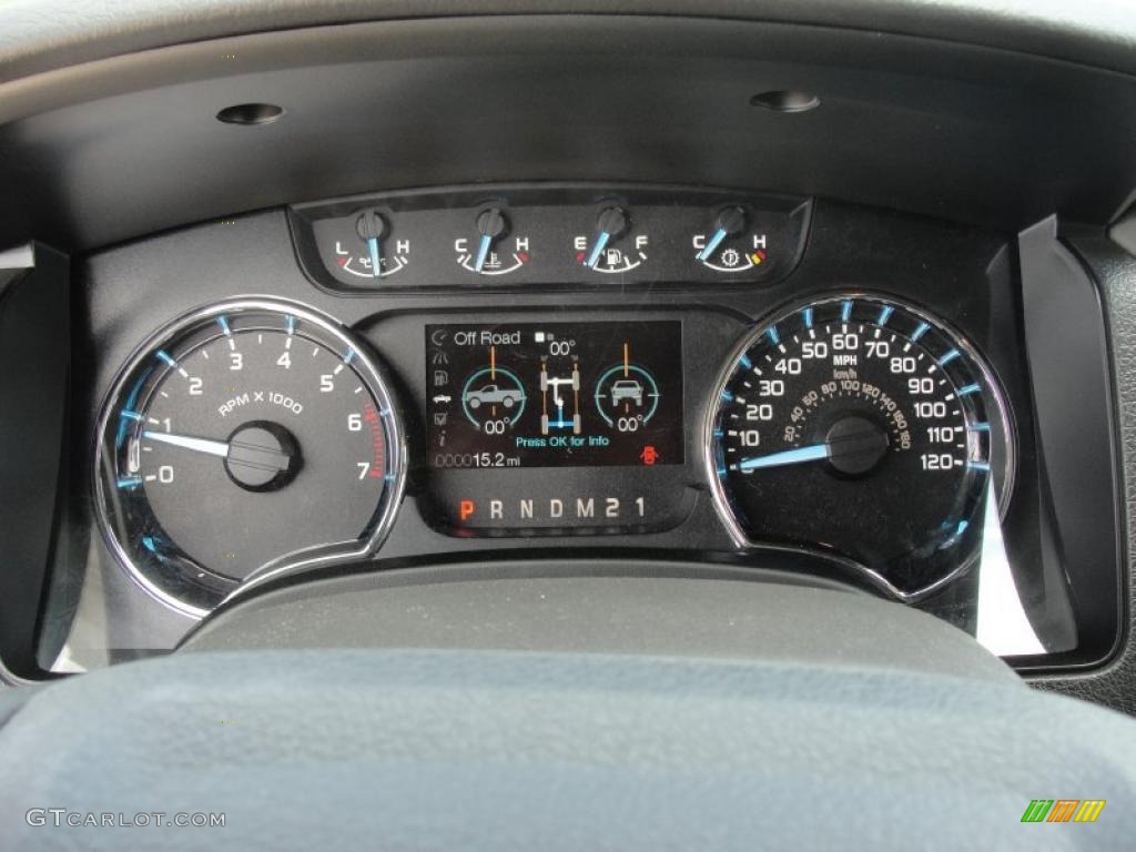 2011 Ford F150 FX4 SuperCrew 4x4 Gauges Photo #47027037