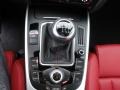 Black/Magma Red Silk Nappa Leather Transmission Photo for 2011 Audi S5 #47027289