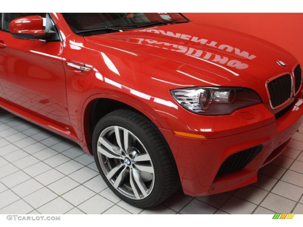 2011 X6 M M xDrive - Melbourne Red Metallic / Sakhir Orange Full Merino Leather photo #15