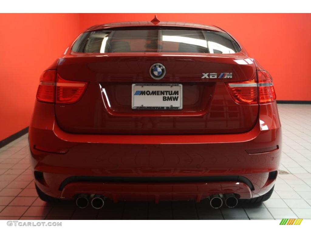 2011 X6 M M xDrive - Melbourne Red Metallic / Sakhir Orange Full Merino Leather photo #19