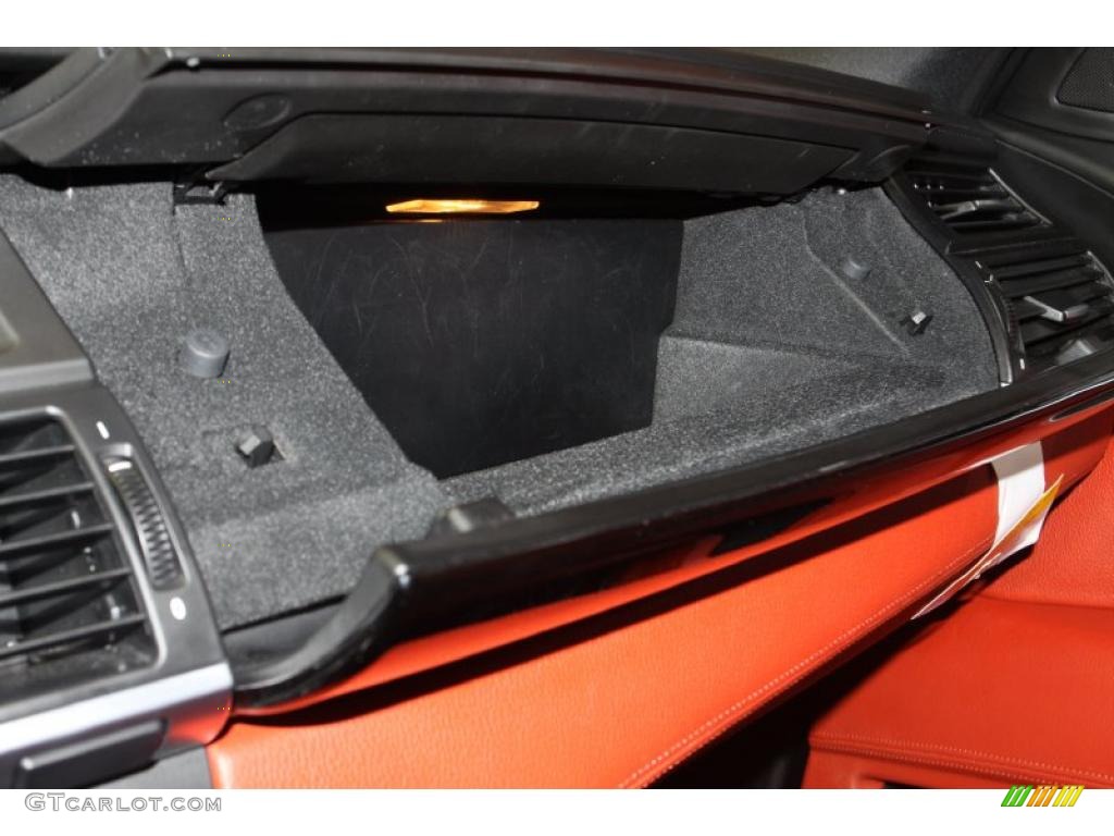 2011 X6 M M xDrive - Melbourne Red Metallic / Sakhir Orange Full Merino Leather photo #32