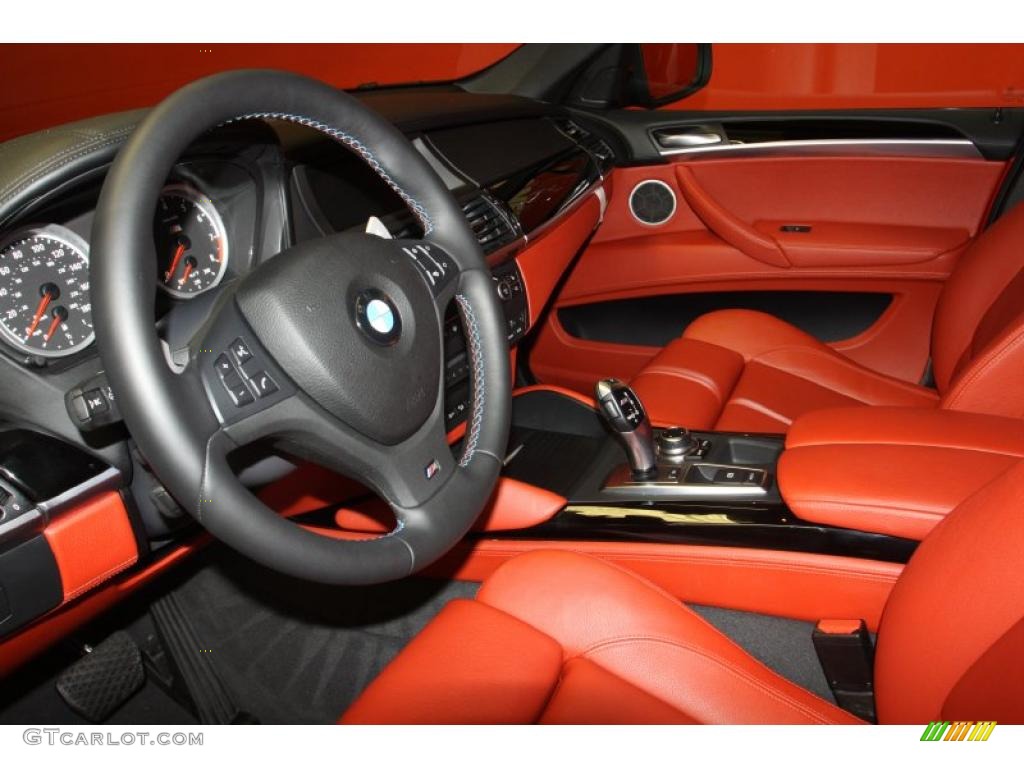 Sakhir Orange Full Merino Leather Interior 2011 BMW X6 M M xDrive Photo #47027982