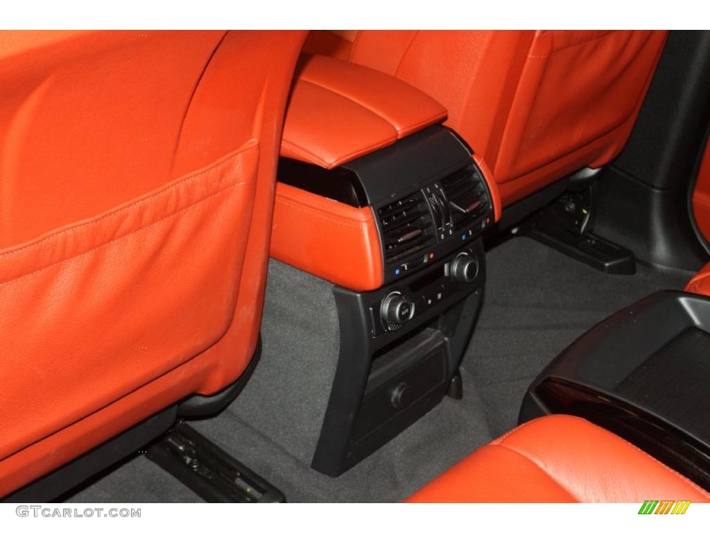 2011 X6 M M xDrive - Melbourne Red Metallic / Sakhir Orange Full Merino Leather photo #49