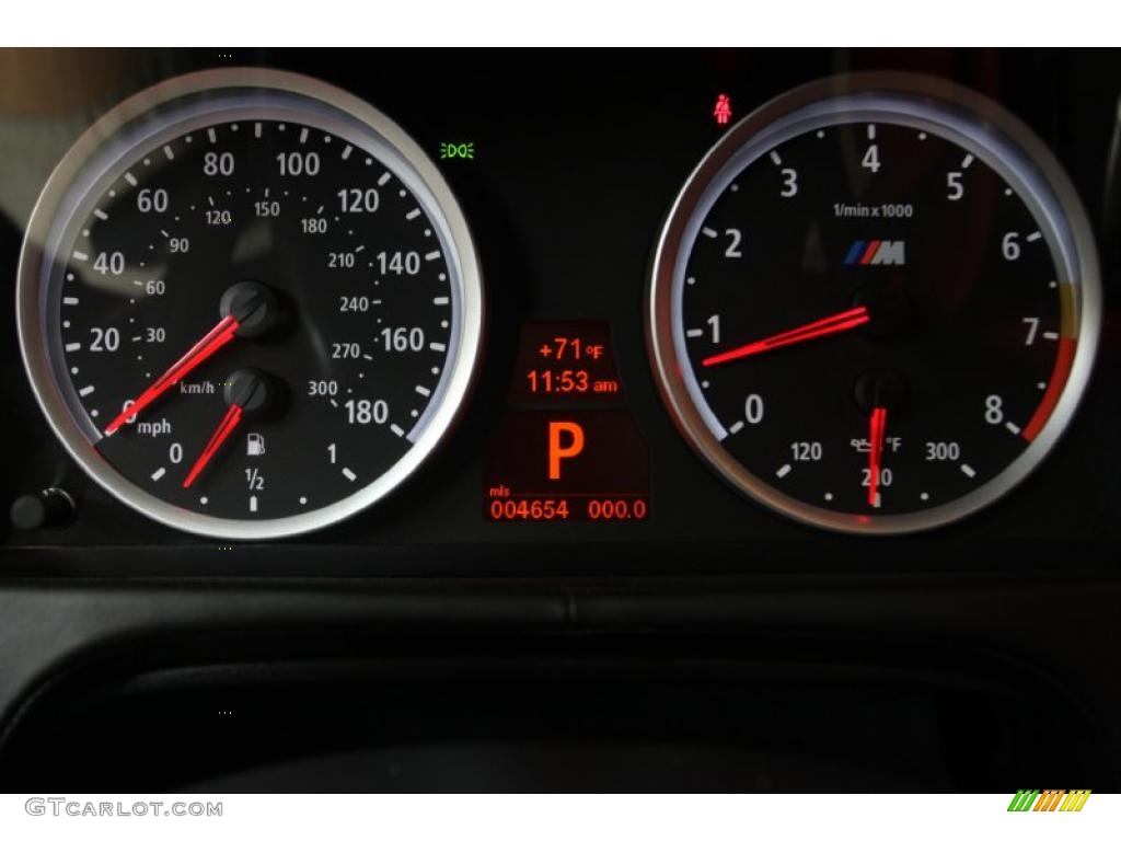 2011 BMW X6 M M xDrive Gauges Photo #47028342