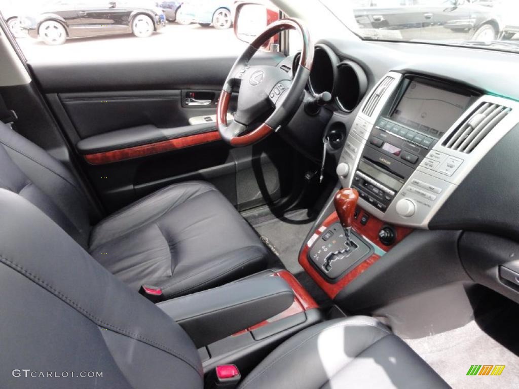 Black Interior 2008 Lexus RX 350 AWD Photo #47028408