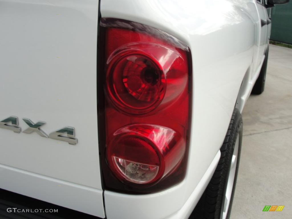 2008 Ram 1500 Lone Star Edition Quad Cab 4x4 - Bright White / Medium Slate Gray photo #21