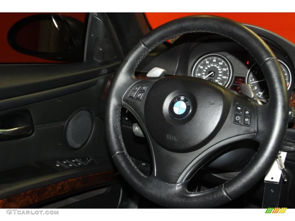 2008 3 Series 328i Convertible - Jet Black / Black photo #13
