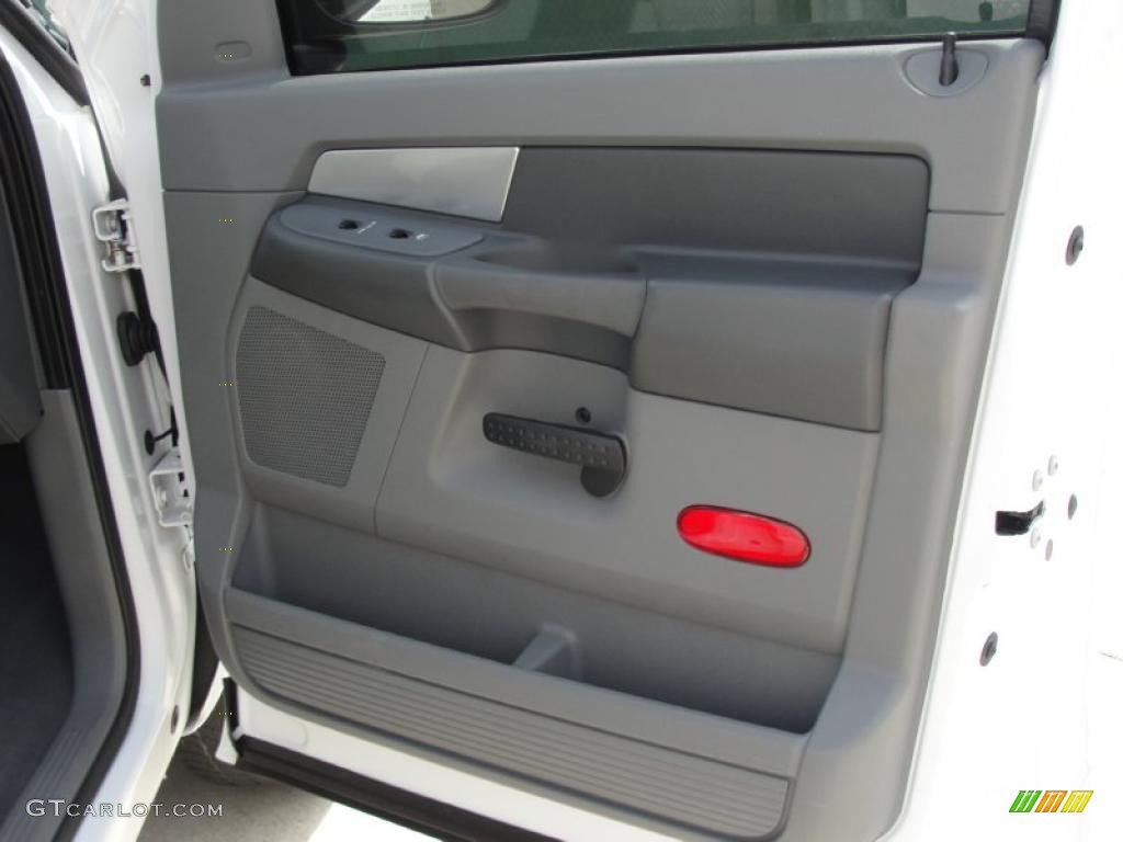 2008 Ram 1500 Lone Star Edition Quad Cab 4x4 - Bright White / Medium Slate Gray photo #28