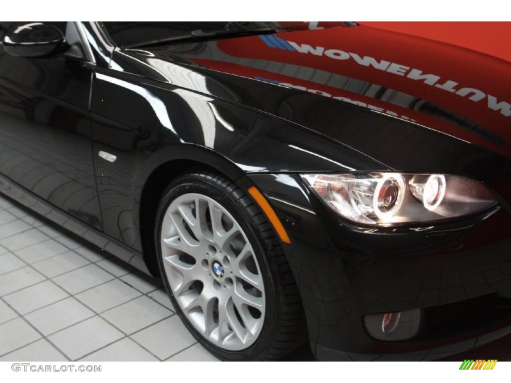 2008 3 Series 328i Convertible - Jet Black / Black photo #16