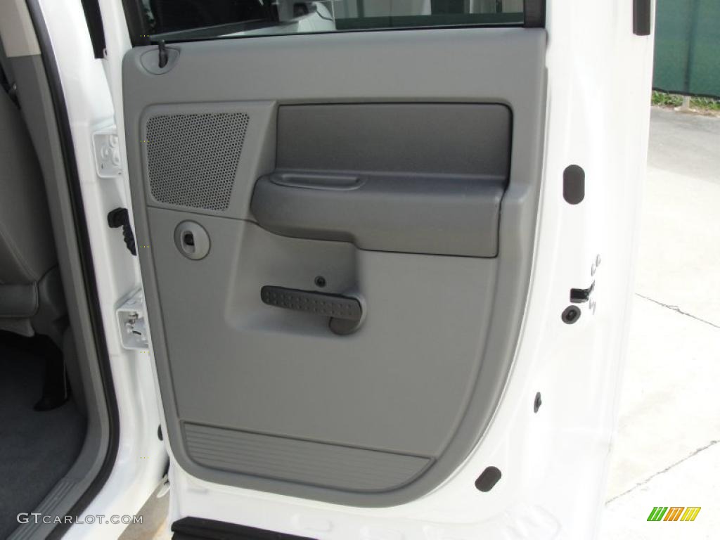 2008 Ram 1500 Lone Star Edition Quad Cab 4x4 - Bright White / Medium Slate Gray photo #31