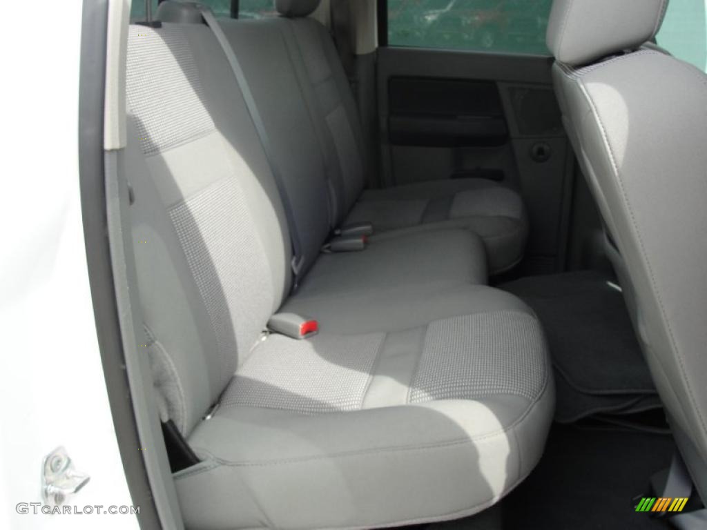 2008 Ram 1500 Lone Star Edition Quad Cab 4x4 - Bright White / Medium Slate Gray photo #32