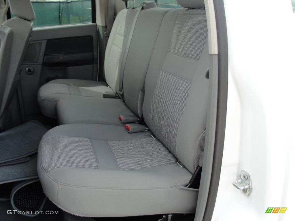 2008 Ram 1500 Lone Star Edition Quad Cab 4x4 - Bright White / Medium Slate Gray photo #34