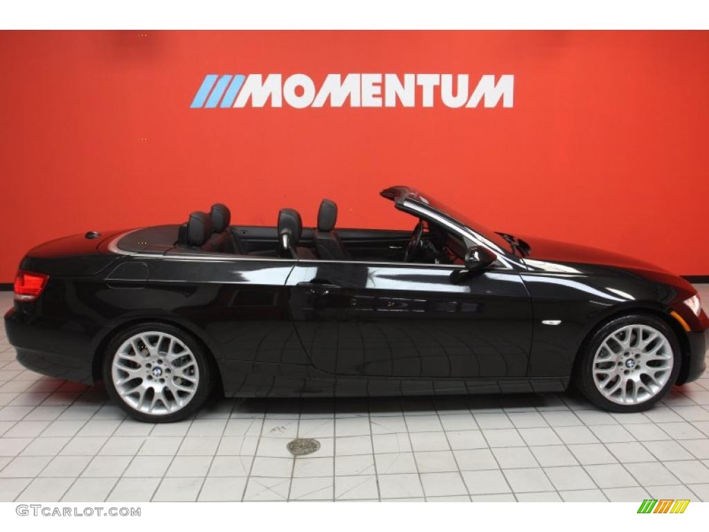 2008 3 Series 328i Convertible - Jet Black / Black photo #21