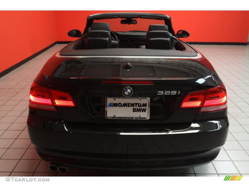 2008 3 Series 328i Convertible - Jet Black / Black photo #22