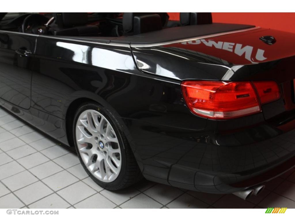 2008 3 Series 328i Convertible - Jet Black / Black photo #25