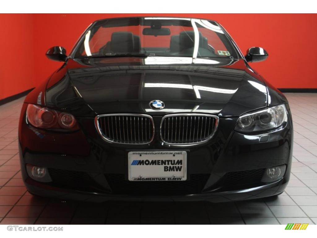 2008 3 Series 328i Convertible - Jet Black / Black photo #27