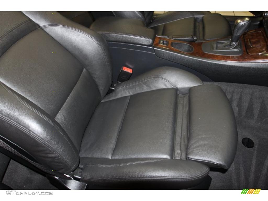 2008 3 Series 328i Convertible - Jet Black / Black photo #48