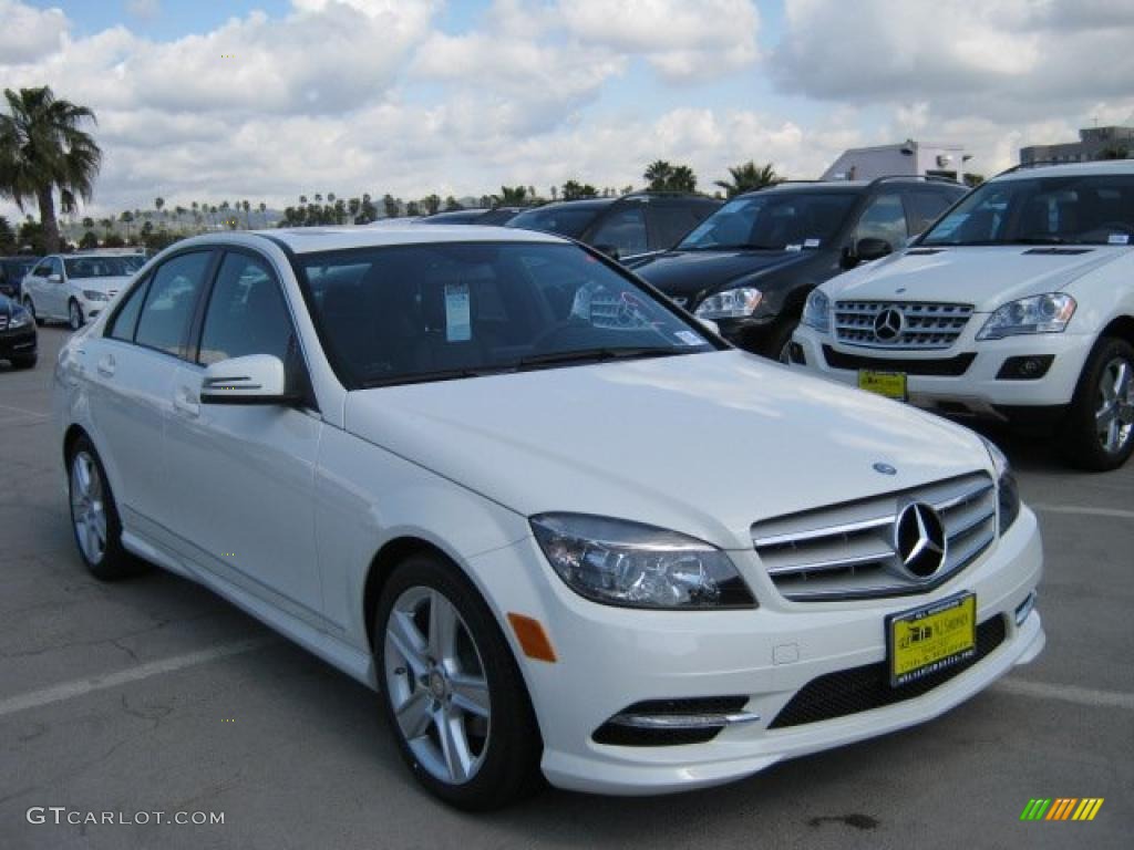 2011 C 300 Sport - Arctic White / Black photo #1