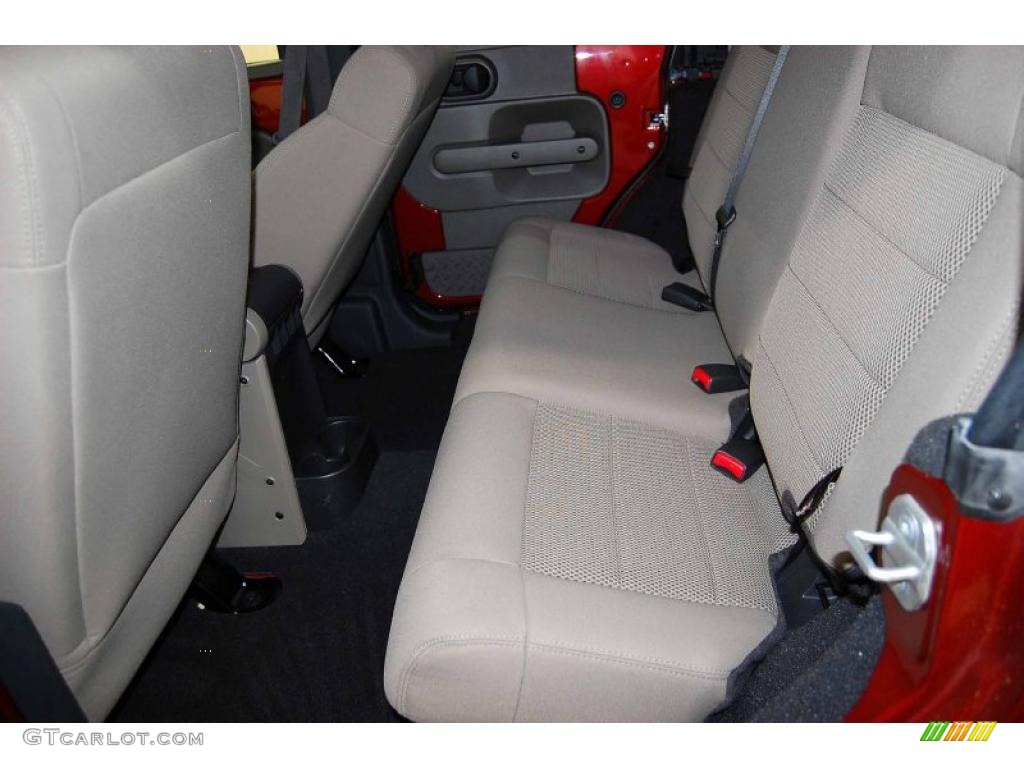 2008 Wrangler Unlimited Sahara - Red Rock Crystal Pearl / Dark Khaki/Medium Khaki photo #14