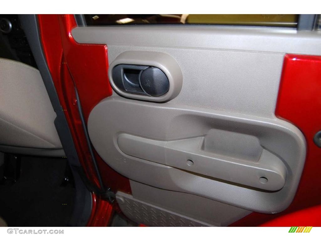 2008 Wrangler Unlimited Sahara - Red Rock Crystal Pearl / Dark Khaki/Medium Khaki photo #16