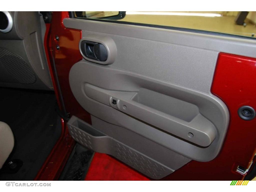 2008 Wrangler Unlimited Sahara - Red Rock Crystal Pearl / Dark Khaki/Medium Khaki photo #18