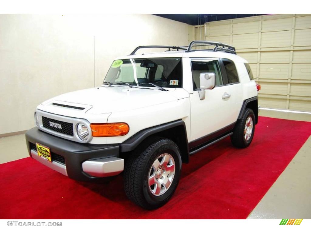 2010 FJ Cruiser 4WD - Iceberg White / Dark Charcoal photo #3