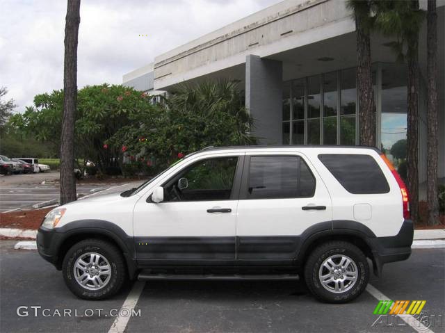 2004 CR-V EX 4WD - Taffeta White / Black photo #21