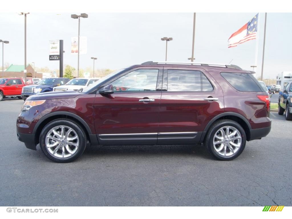 Bordeaux Reserve Red Metallic 2011 Ford Explorer Limited Exterior Photo #47035008