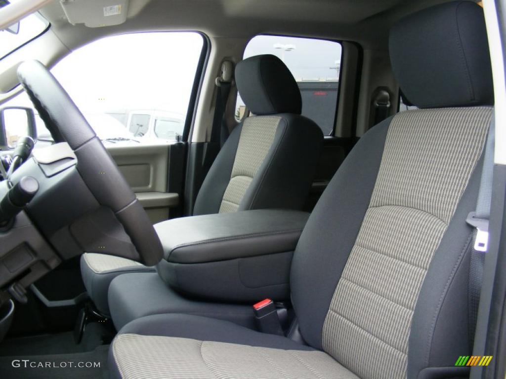 Dark Slate Gray/Medium Graystone Interior 2011 Dodge Ram 1500 SLT Quad Cab 4x4 Photo #47036292
