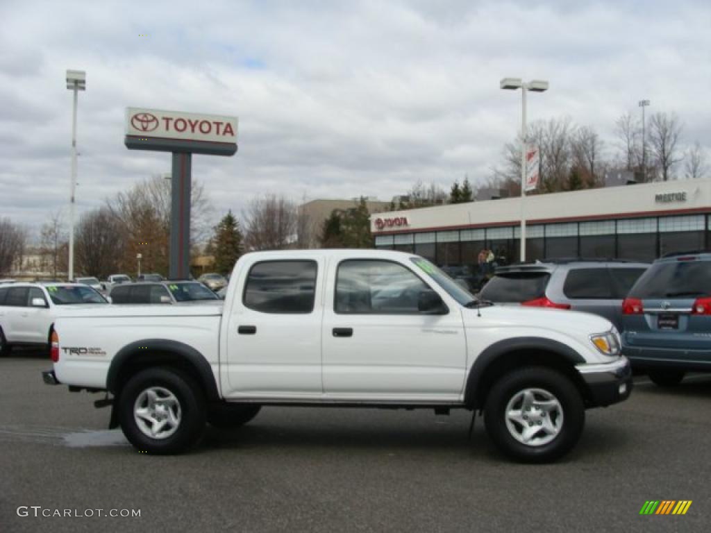 Super White Toyota Tacoma