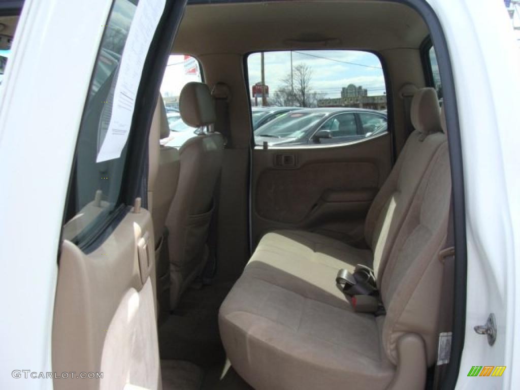 2003 Tacoma V6 TRD Double Cab 4x4 - Super White / Oak photo #13