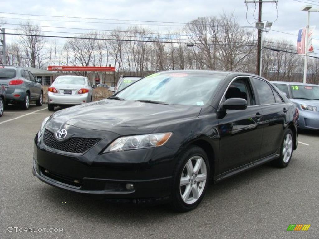 2009 Camry SE - Black / Charcoal photo #3