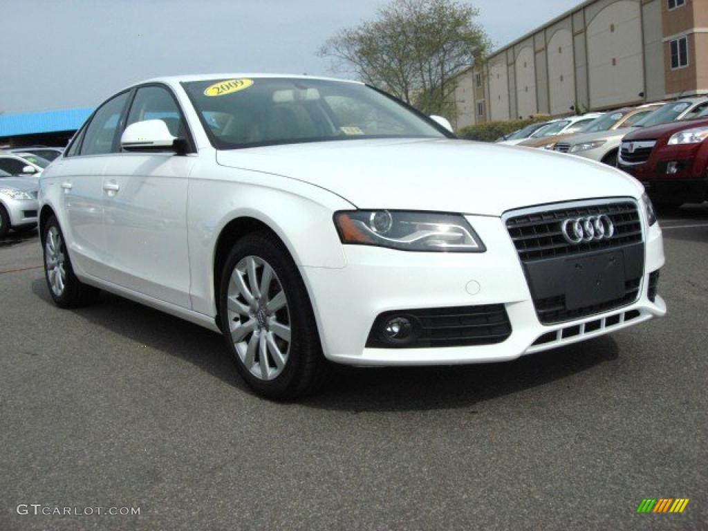 Ibis White 2009 Audi A4 2.0T Sedan Exterior Photo #47038146