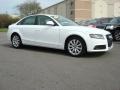 Ibis White 2009 Audi A4 2.0T Sedan Exterior