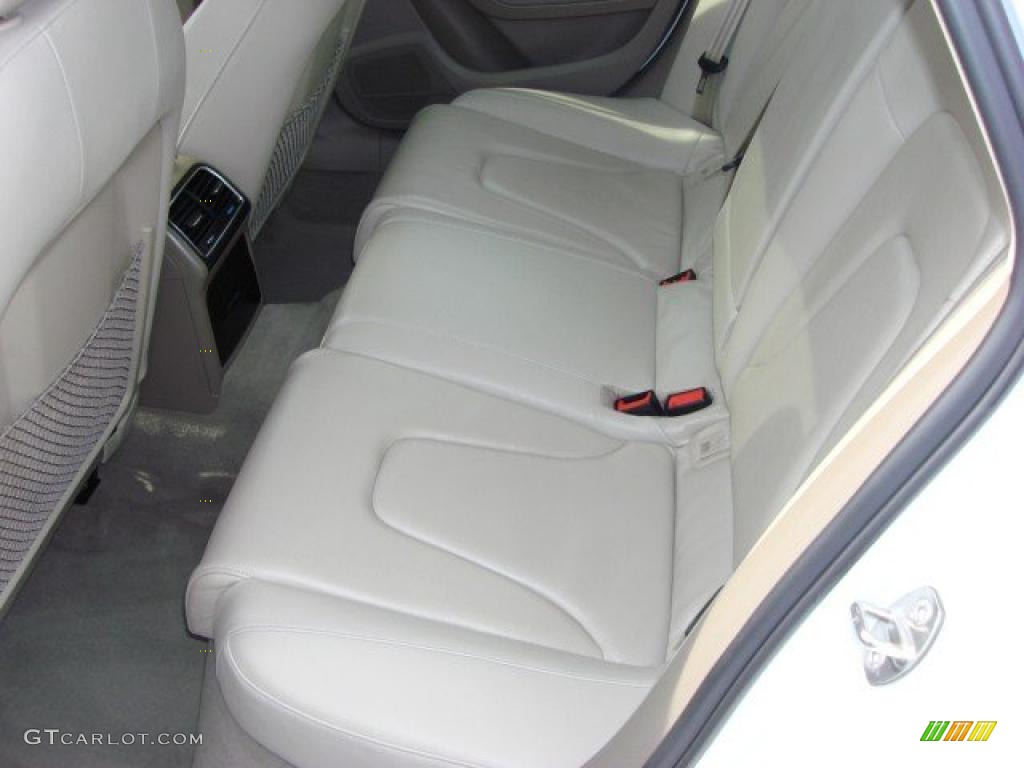 Cardamom Beige Interior 2009 Audi A4 2.0T Sedan Photo #47038293