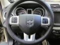 2011 Dodge Journey Black/Light Frost Beige Interior Steering Wheel Photo
