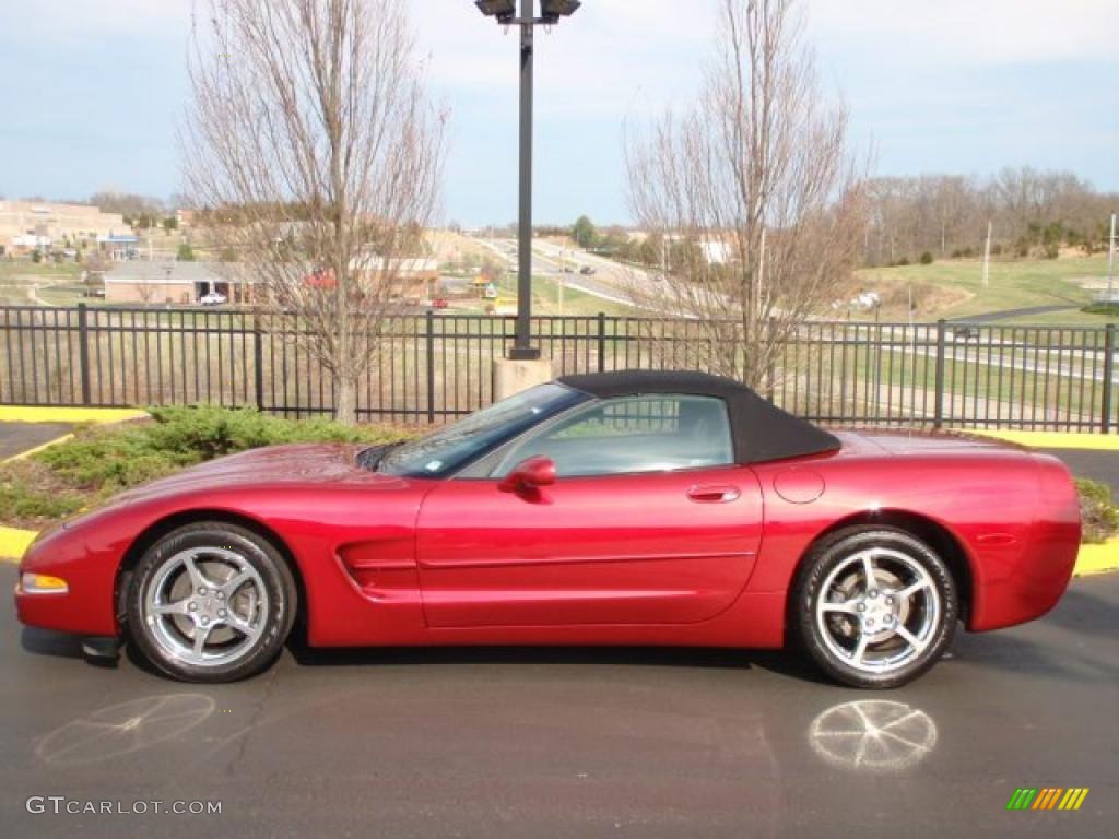 Magnetic Red II Metallic 2002 Chevrolet Corvette Convertible Exterior Photo #47038422