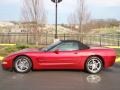Magnetic Red II Metallic 2002 Chevrolet Corvette Convertible Exterior