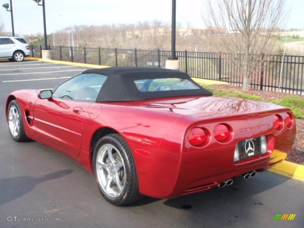 Magnetic Red II Metallic 2002 Chevrolet Corvette Convertible Exterior Photo #47038491