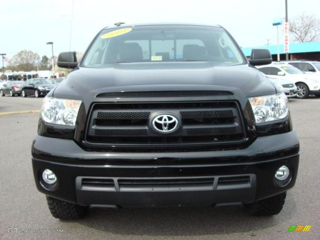 2010 Tundra TRD Rock Warrior Double Cab 4x4 - Black / Black photo #8