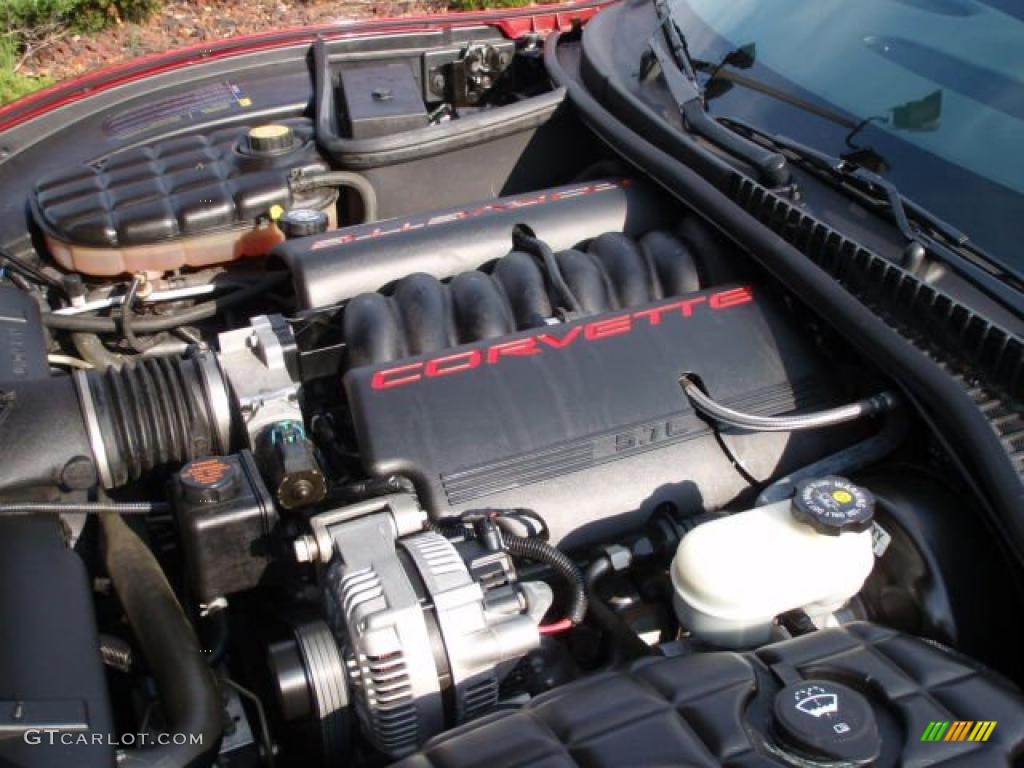 2002 Chevrolet Corvette Convertible 5.7 Liter OHV 16 Valve LS1 V8 Engine Photo #47038736