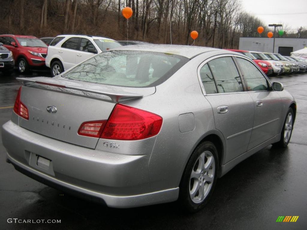 2004 G 35 x Sedan - Brilliant Silver Metallic / Willow photo #2