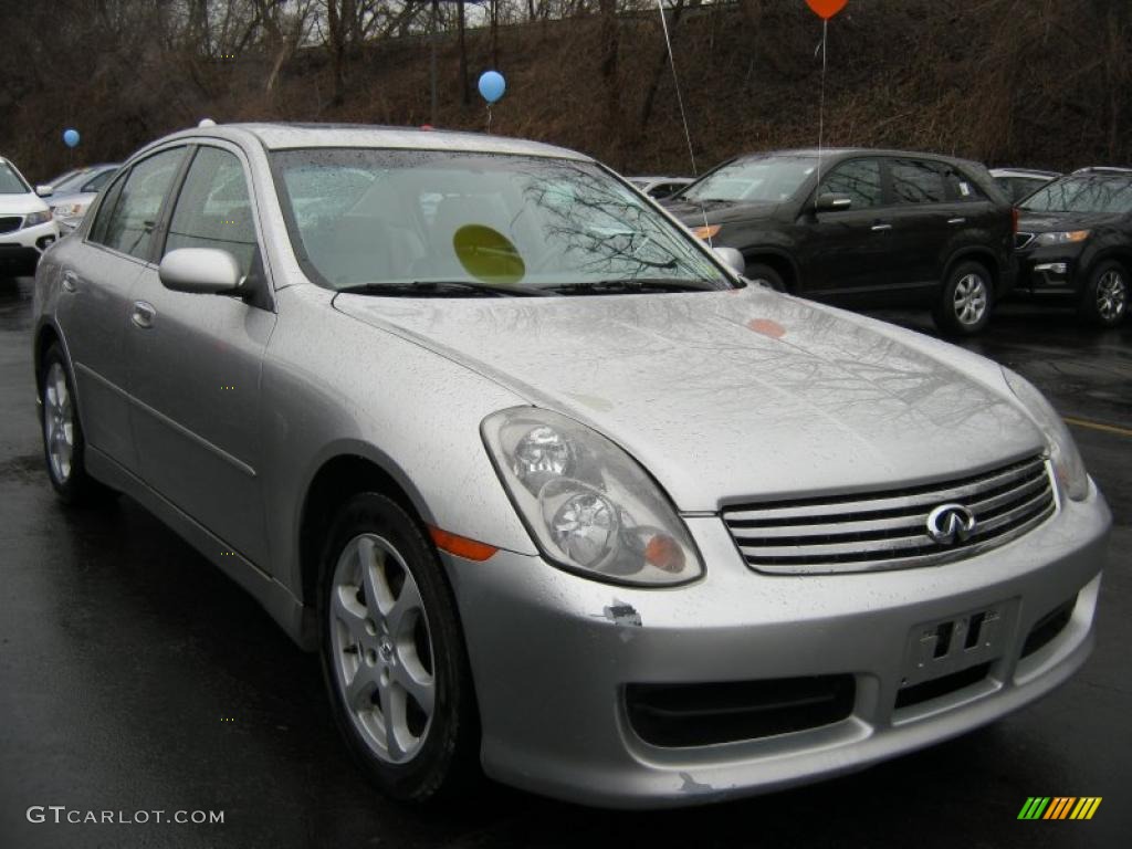 Brilliant Silver Metallic 2004 Infiniti G 35 x Sedan Exterior Photo #47039385