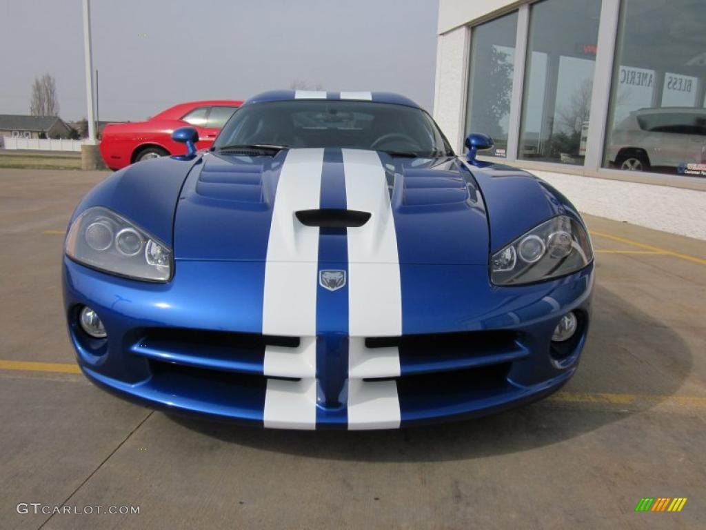 Viper Blue Metallic 2008 Dodge Viper SRT-10 Coupe Exterior Photo #47039496
