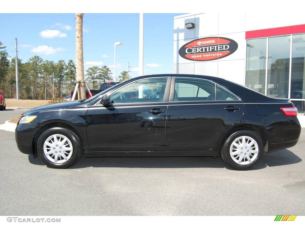 2007 Camry LE - Black / Bisque photo #3