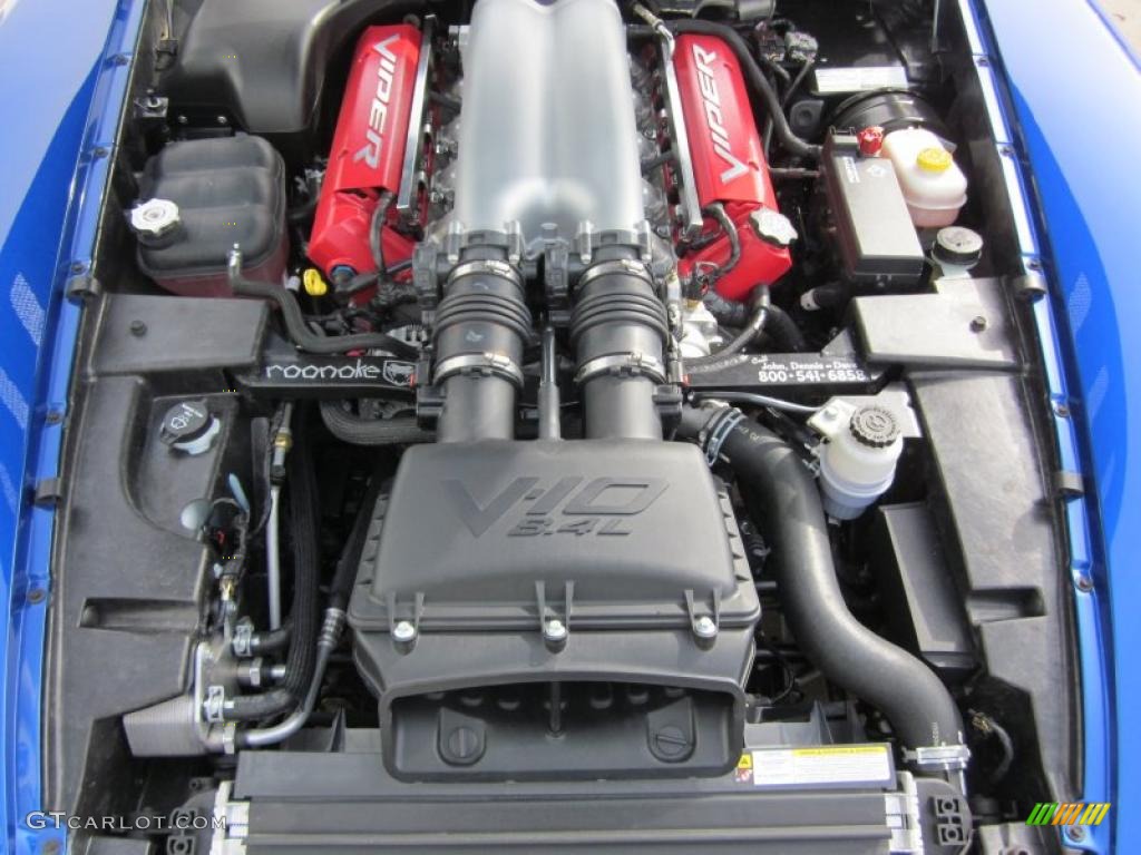 2008 Dodge Viper SRT-10 Coupe 8.4 Liter OHV 20-Valve VVT V10 Engine Photo #47039577