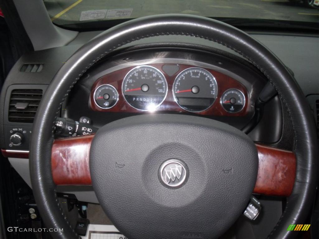 2006 Buick Terraza CX AWD Medium Gray Steering Wheel Photo #47039643