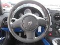 2008 Dodge Viper Black/Blue Interior Steering Wheel Photo